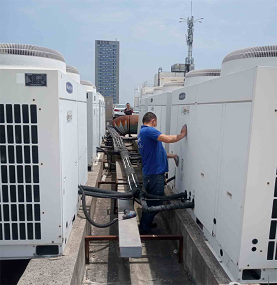 大武口中央空调制热和不制冷系统维修方法